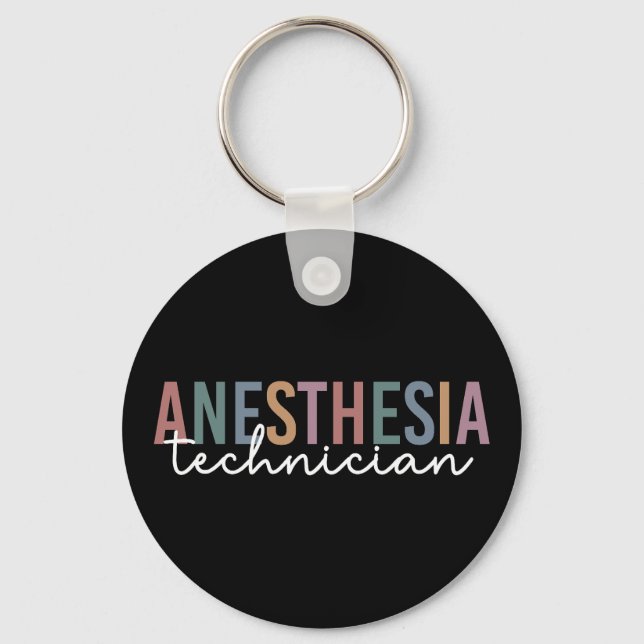 Llavero Anestesia Técnica Retro Anestesia Tech (Anverso)