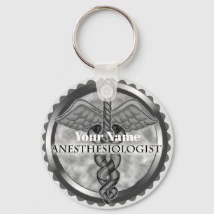 Llavero Anestesiólogo Caduceus Keychain