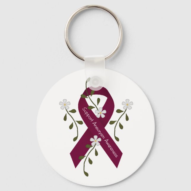 Llavero Aneurysm Awareness Keychain (Anverso)