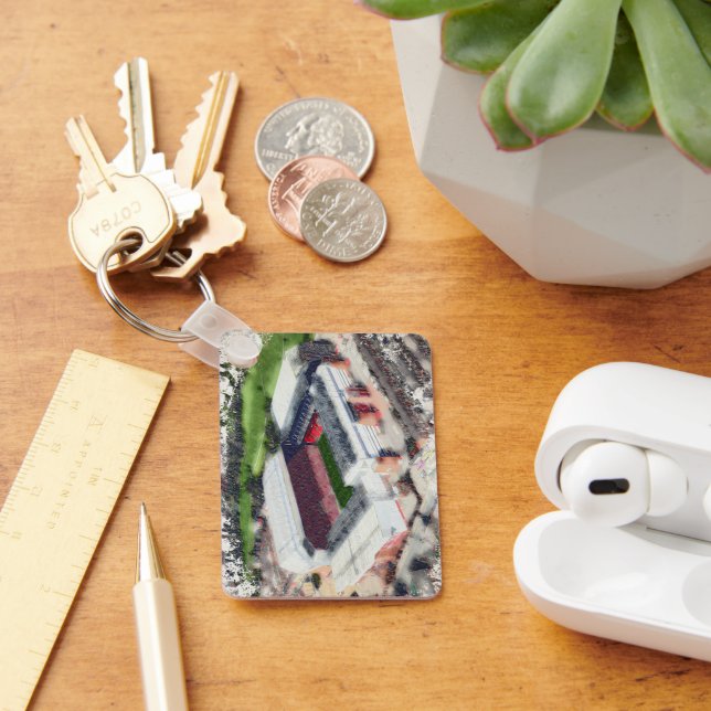 Llavero Anfield Stadium Liverpool - Artistic Watercolour (Escritorio )