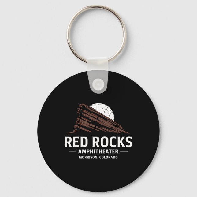 Llavero Anfiteatro Red Rocks Morrison Colorado Senderismo  (Anverso)