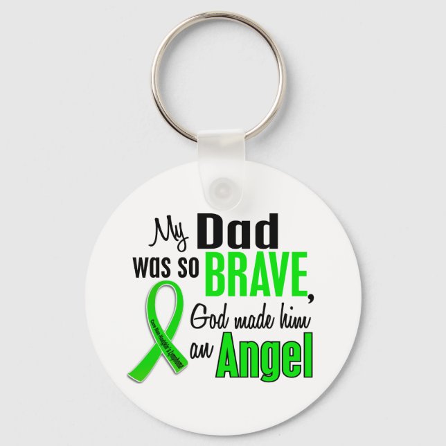 Llavero Angel 1 Linfoma de papá no Hodgkin (Anverso)