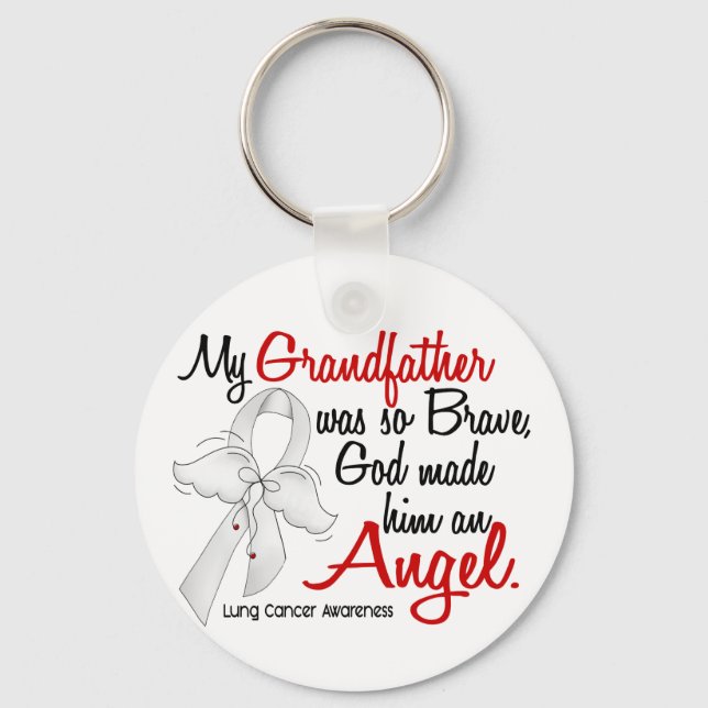 Llavero Angel 2 Grandfather Lung Cancer (Anverso)