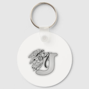 Llavero Ángel Alphabet J Monograma inicial