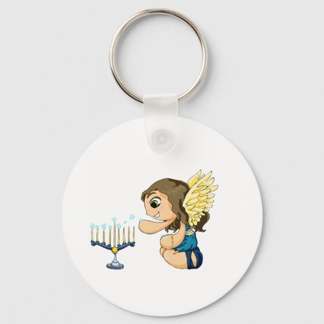 Llavero Ángel de Menorah (Anverso)