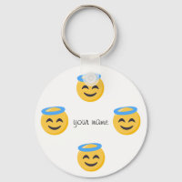 Angel Emoji Face y '' Tu nombre aquí "