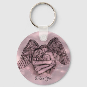 Llavero Ángel Eros enamorado , te amo