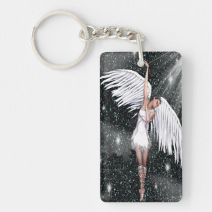 Llavero Ángel Keychain Full Body Dark Sky
