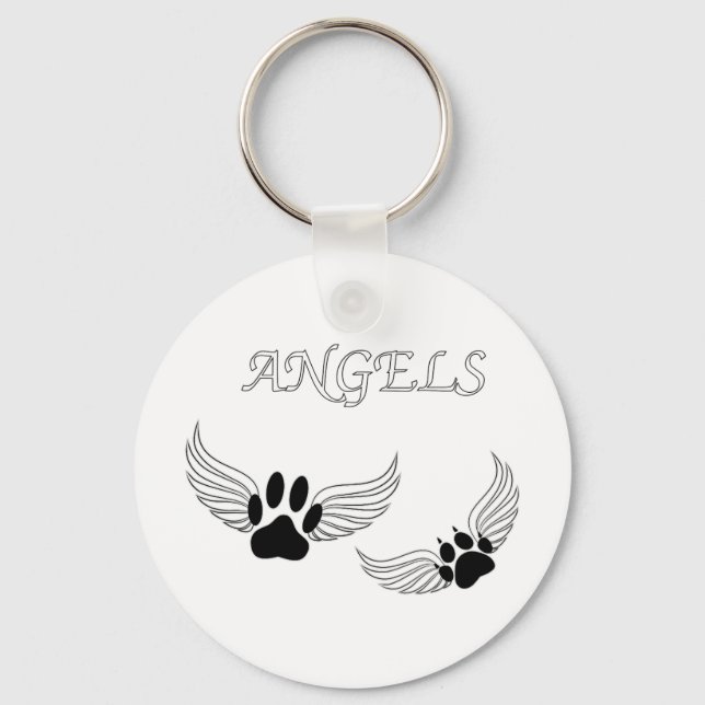 Llavero Angel Mascota Paws (Anverso)