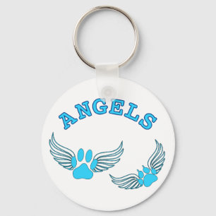 Llavero Ángel Mascota Viñe En Azul