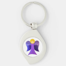 Llavero Angel Metalizado Keychain