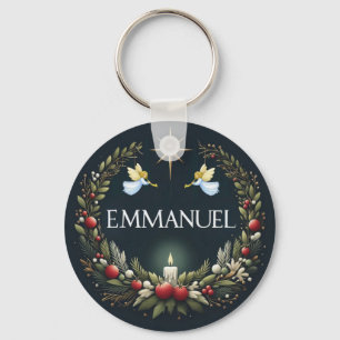 Llavero ángeles de Navidad Emmanuel