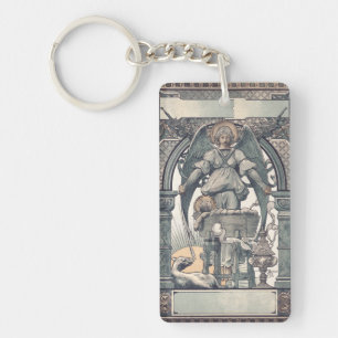 Llavero Ángeles guardianes con Jesús