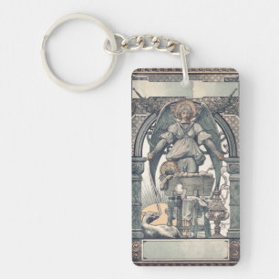 Llavero Ángeles guardianes con Jesús