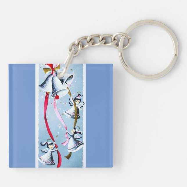 Llavero Ángeles retros de la MOD de los mediados de siglo (Atrás)