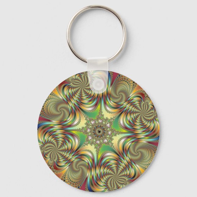 Llavero Angelus - Fractal Keychain (Anverso)