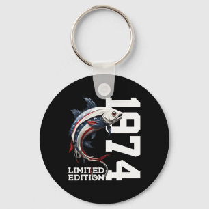 Llavero Angler 51st Birthday Fishing Limited Edition 1974