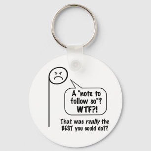 Llavero Angry music note "la"