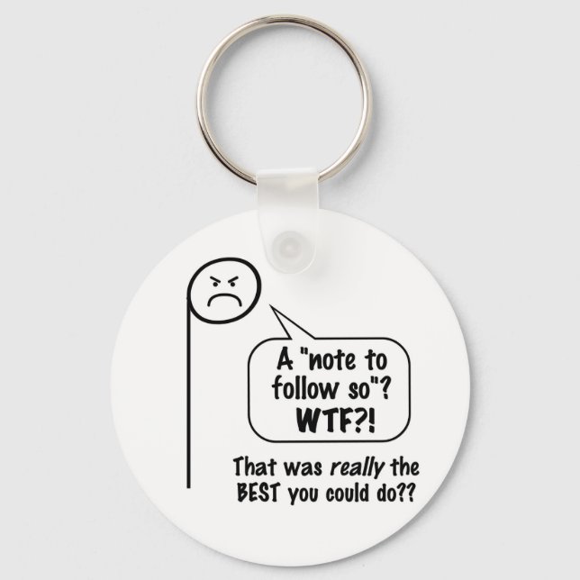 Llavero Angry music note "la" (Anverso)