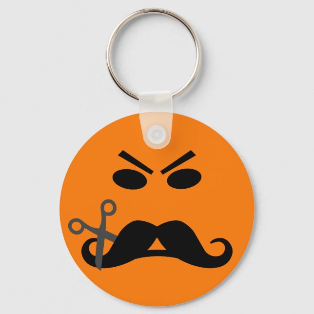 Llavero Angry Mustache key chain (Anverso)
