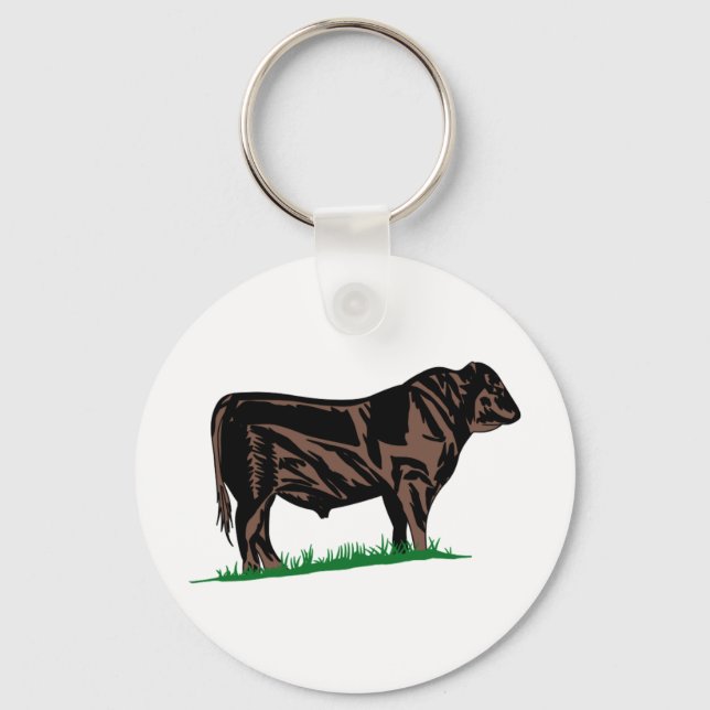 Llavero Angus Steer negro (Anverso)