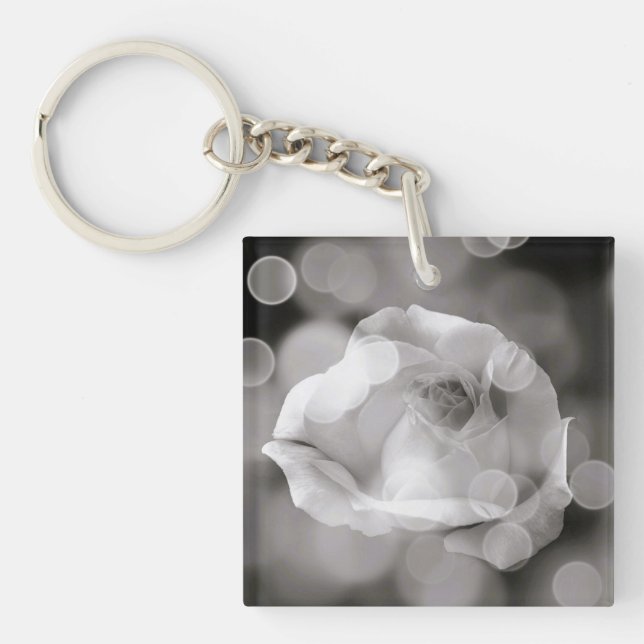 Llavero Anillo de claves acrílicas de elegancia inmadura (Frente)