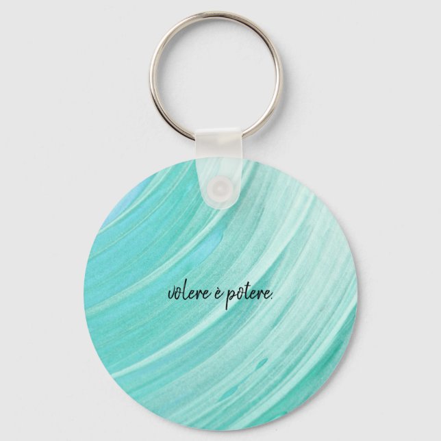 Llavero anillo de claves con sabio italiano (Anverso)