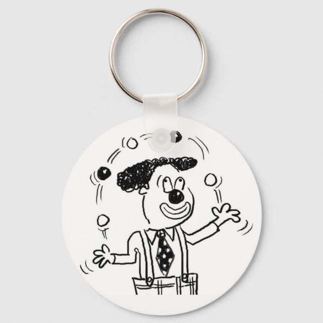 Llavero Anillo de claves con un Ilustracion de contrabando (Anverso)