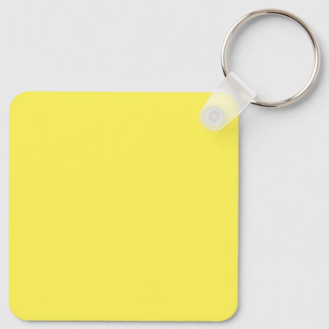 Llavero Anillo de claves de acero inoxidable Sleek (Reverso )