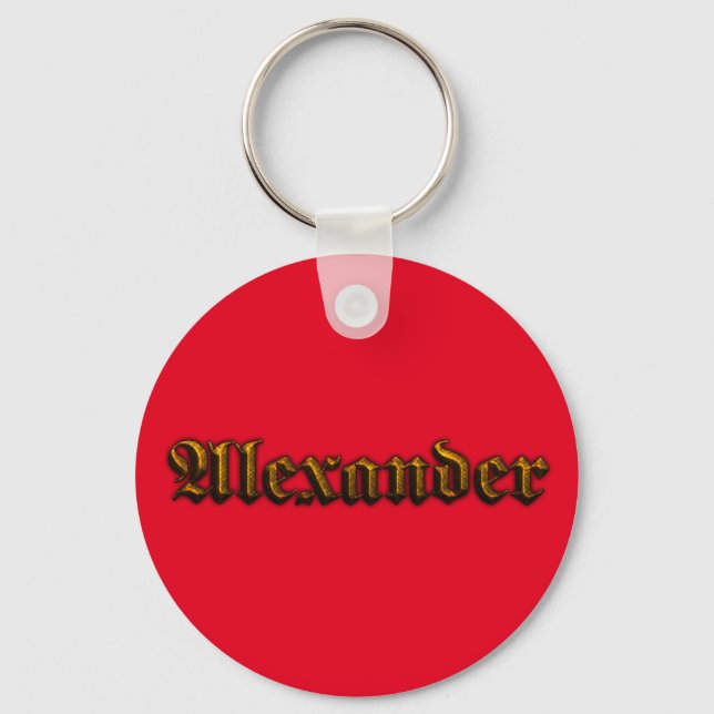 Llavero Anillo de claves de Alexander (Anverso)