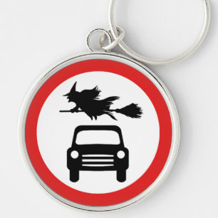 Llavero Anillo de claves de brujas voladoras