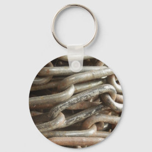 Llavero Anillo de claves de cadena antigua