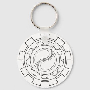 Llavero Anillo de claves de Chakrams