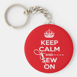 Llavero Anillo de claves de costura