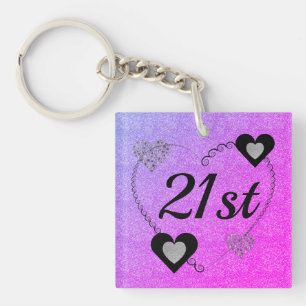 Llavero Anillo de claves de cumpleaños especial personaliz