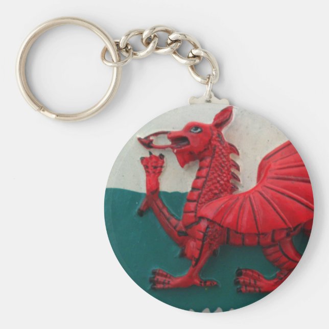 Llavero Anillo de claves de Cymru Wales (Frente)