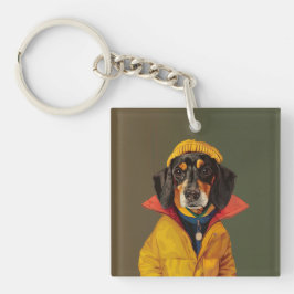 Llavero Anillo de claves de Dachshund