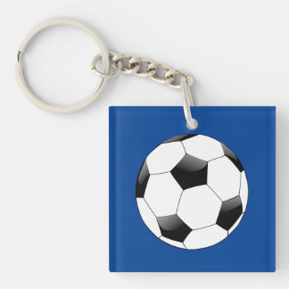 Llavero Anillo de claves de fútbol acrílico