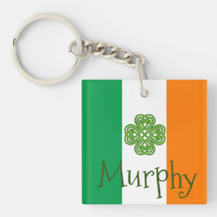 Llavero Anillo de claves de murphy de bandera irlandesa