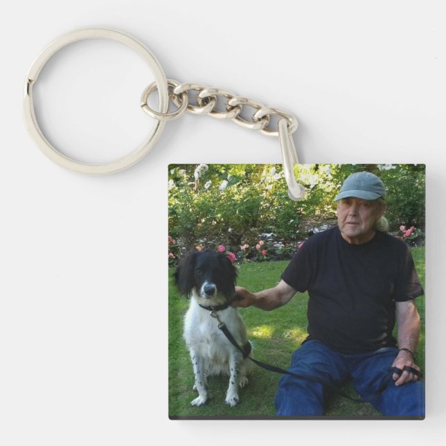 Llavero Anillo de claves de personalizable. Añadir su prop (Frente)