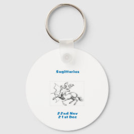 LLAVERO ANILLO DE CLAVES DE SEÑAL DE ESTRELLA SAGITTARIUS