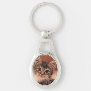 Llavero Anillo de claves de teclado para gatitos de cadena