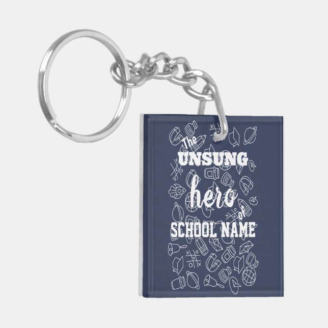 Llavero Anillo de claves de valoración de custodio/aprecia (Frente Izquierda)