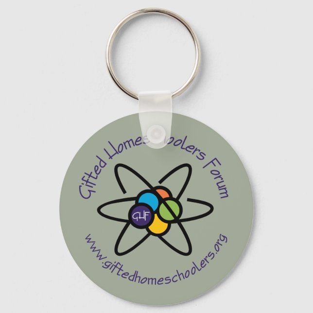 Llavero Anillo de claves del logotipo de GHF (Anverso)