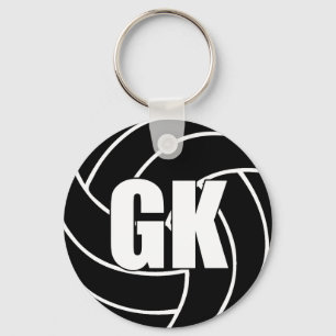 Llavero Anillo de claves GK de Netball Goal Keeper