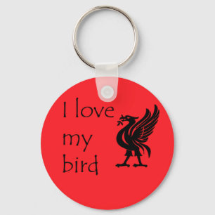 Llavero Anillo de claves - Liverpool Liverbird