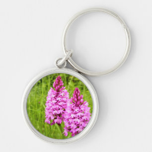Llavero Anillo de claves orquídeas piramidal