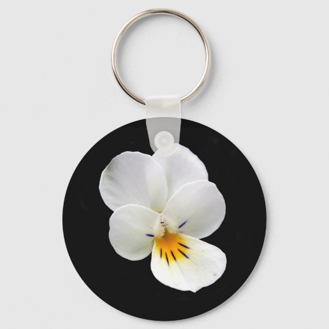 Llavero Anillo de claves pansy silvestres (Anverso)