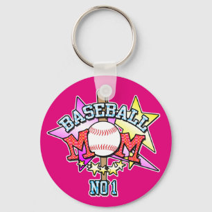 Llavero Anillo de claves para madres de béisbol No1