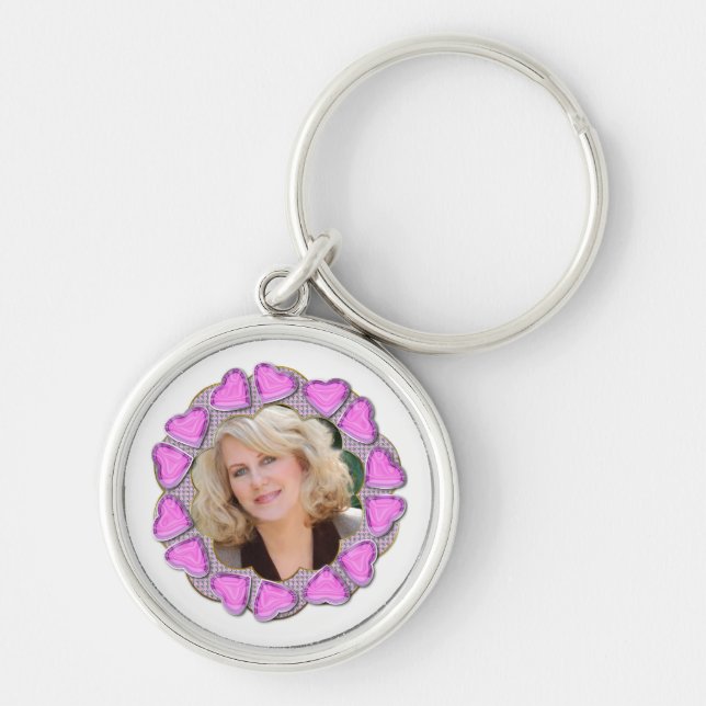 Llavero Anillo de corazones (Frente)